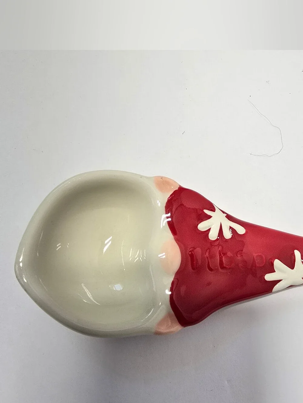Set of 4 Holiday Time Christmas Gnome Ceramic Measuring Spoon Set